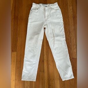 Everlane The Original Cheeky Jean Crop Ecru Ivory Size 24